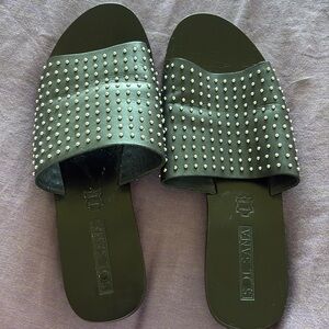 Sol Sana Black Studded Sandals